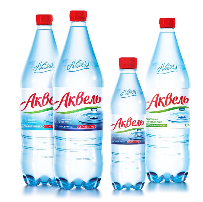 Этикетка и упаковка для питьевой воды «Аквель»